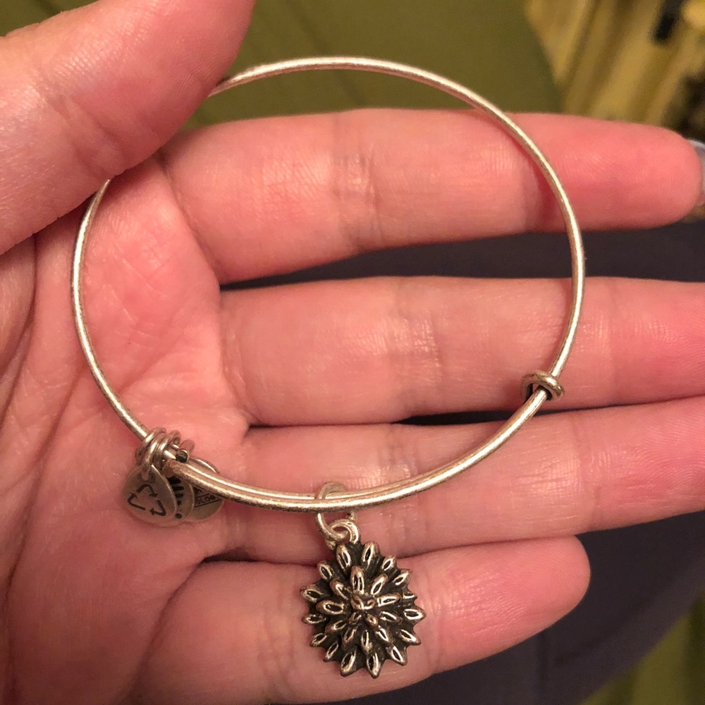 Alex and Ani waterlily bracelet